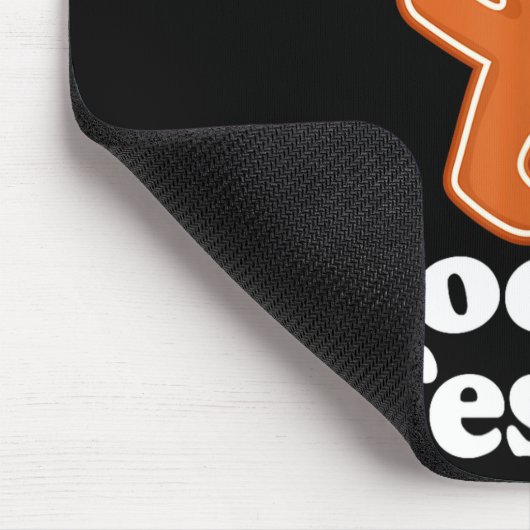 Funny Gingerbread Man Cookie Tester Christmas Mousepad (Ecke)