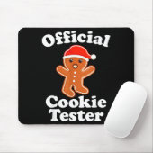 Funny Gingerbread Man Cookie Tester Christmas Mousepad (Mit Mouse)
