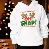 Funny Gingerbread Man Cookie Weihnachten Hoodie