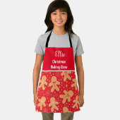 Funny Gingerbread man cookies individuelle Name Schürze (Insitu)