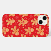 Funny Gingerbread man Cookies Muster Case-Mate iPhone Hülle (Rückseite (Horizontal))