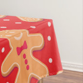 Funny Gingerbread man Cookies Muster Tischdecke (Beispiel)