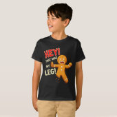 Funny Gingerbread Man Cookies That Was My Leg Cook T-Shirt (Vorne ganz)