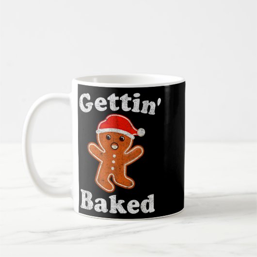 Funny Gingerbread Man Gettin Baked Cookie Baking C Kaffeetasse (Links)