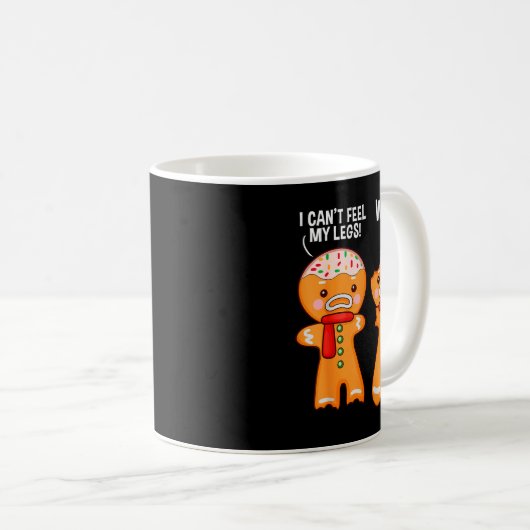 Funny Gingerbread Man Ginger Bread Men Christmas X Kaffeetasse (VorderseiteRechts)