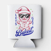 Funny Gingerbread Man - Lasst uns gebacken Dosenkühler (Rückseite)