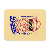 Funny Gingerbread Man - Lasst uns gebacken Magnet (Horizontal)