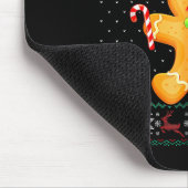 Funny Gingerbread Man Oh Snap Christmas Ugly Xmas  Mousepad (Ecke)