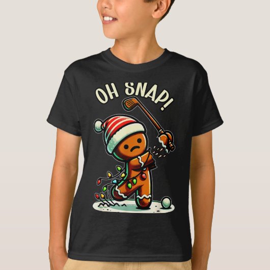 Funny Gingerbread Man Pajamas &amp; Pjs Xmas Holid T-Shirt (Vorderseite)