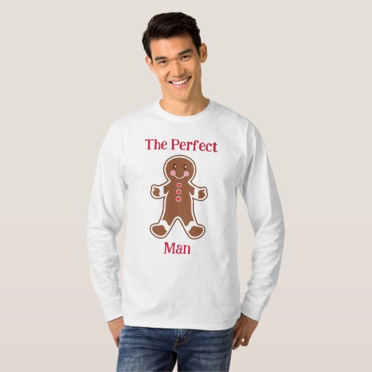 Funny Gingerbread Man T Shirt (Vorne ganz)