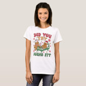 Funny Gingerbread Nurse Weihnachtsfest Shirt (Vorne ganz)