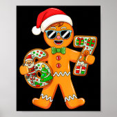 Funny Gingerbread Six Seven 67 Gingerbread Man Xma Poster (Vorne)
