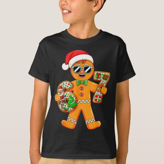Funny Gingerbread Six Seven 67 Gingerbread Man Xma T-Shirt (Vorderseite)