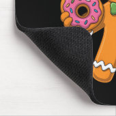 Funny Gingerbread Six Seven 67 Ice Cream Christmas Mousepad (Ecke)