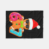 Funny Gingerbread Six Seven 67 Ice Cream Drip Chri Fleecedecke (Vorderseite (Horizontal))