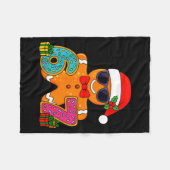 Funny Gingerbread Six Seven 67 Ice Cream Drip Chri Fleecedecke (Vorderseite (Horizontal))