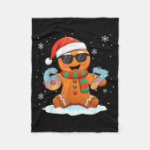 Funny Gingerbread Six Seven 67 Ice Cream Drip Chri Fleecedecke (Vorderseite)