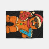 Funny Gingerbread Six Seven 67 Ice Cream Drip Chri Fleecedecke (Vorderseite (Horizontal))