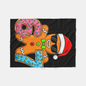 Funny Gingerbread Six Seven 67 Ice Cream Drip Chri Fleecedecke (Vorderseite (Horizontal))