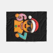 Funny Gingerbread Six Seven 67 Ice Cream Drip Chri Fleecedecke (Vorderseite (Horizontal))