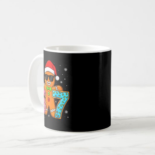 Funny Gingerbread Six Seven 67 Ice Cream Drip Chri Kaffeetasse (Vorderseite Links)