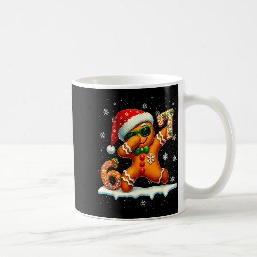 Funny Gingerbread Six Seven 67 Ice Cream Drip Chri Kaffeetasse (Rechts)