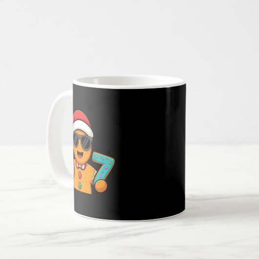 Funny Gingerbread Six Seven 67 Ice Cream Drip Chri Kaffeetasse (Vorderseite Links)