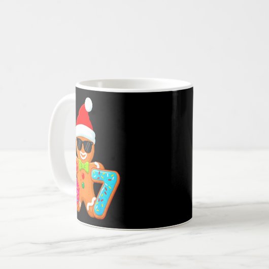 Funny Gingerbread Six Seven 67 Ice Cream Drip Chri Kaffeetasse (Vorderseite Links)