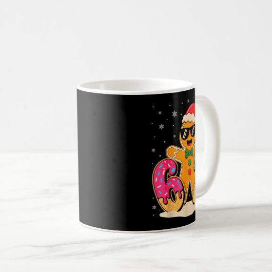 Funny Gingerbread Six Seven 67 Ice Cream Drip Chri Kaffeetasse (VorderseiteRechts)