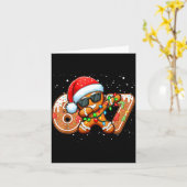 Funny Gingerbread Six Seven 67 Ice Cream Drip Chri Karte (Gelbe Blume)