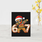 Funny Gingerbread Six Seven 67 Ice Cream Drip Chri Karte (Gelbe Blume)