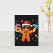 Funny Gingerbread Six Seven 67 Ice Cream Drip Chri Karte (Gelbe Blume)