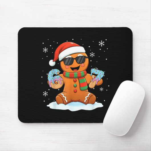 Funny Gingerbread Six Seven 67 Ice Cream Drip Chri Mousepad (Mit Mouse)