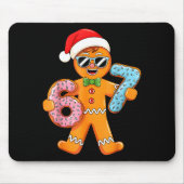Funny Gingerbread Six Seven 67 Ice Cream Drip Chri Mousepad (Vorne)
