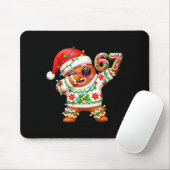 Funny Gingerbread Six Seven 67 Ice Cream Drip Chri Mousepad (Mit Mouse)