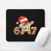 Funny Gingerbread Six Seven 67 Ice Cream Drip Chri Mousepad (Mit Mouse)
