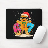 Funny Gingerbread Six Seven 67 Ice Cream Drip Chri Mousepad (Mit Mouse)
