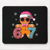 Funny Gingerbread Six Seven 67 Ice Cream Drip Chri Mousepad (Vorne)
