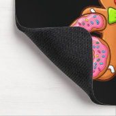 Funny Gingerbread Six Seven 67 Ice Cream Drip Chri Mousepad (Ecke)