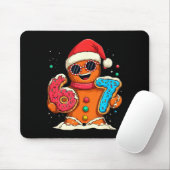 Funny Gingerbread Six Seven 67 Ice Cream Drip Chri Mousepad (Mit Mouse)