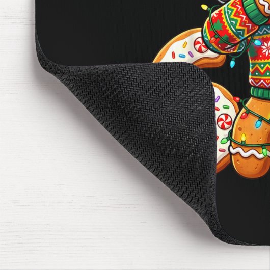 Funny Gingerbread Six Seven 67 Ice Cream Drip Chri Mousepad (Ecke)