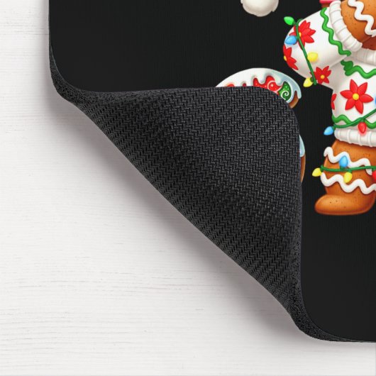 Funny Gingerbread Six Seven 67 Ice Cream Drip Chri Mousepad (Ecke)