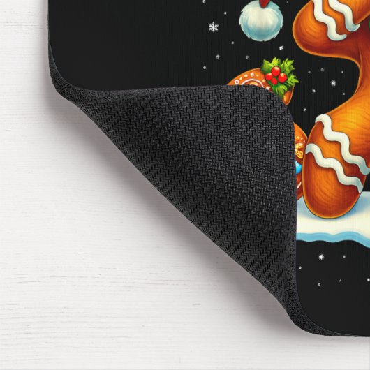 Funny Gingerbread Six Seven 67 Ice Cream Drip Chri Mousepad (Ecke)