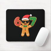 Funny Gingerbread Six Seven 67 Ice Cream Drip Chri Mousepad (Mit Mouse)