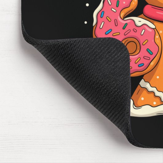 Funny Gingerbread Six Seven 67 Ice Cream Drip Chri Mousepad (Ecke)