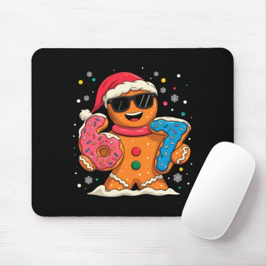 Funny Gingerbread Six Seven 67 Ice Cream Drip Chri Mousepad (Mit Mouse)