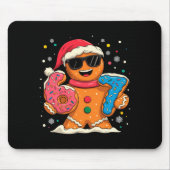 Funny Gingerbread Six Seven 67 Ice Cream Drip Chri Mousepad (Vorne)