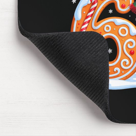 Funny Gingerbread Six Seven 67 Ice Cream Drip Chri Mousepad (Ecke)