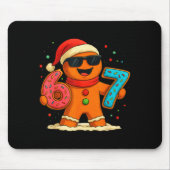 Funny Gingerbread Six Seven 67 Ice Cream Drip Chri Mousepad (Vorne)