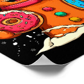 Funny Gingerbread Six Seven 67 Ice Cream Drip Chri Poster (Ecke)